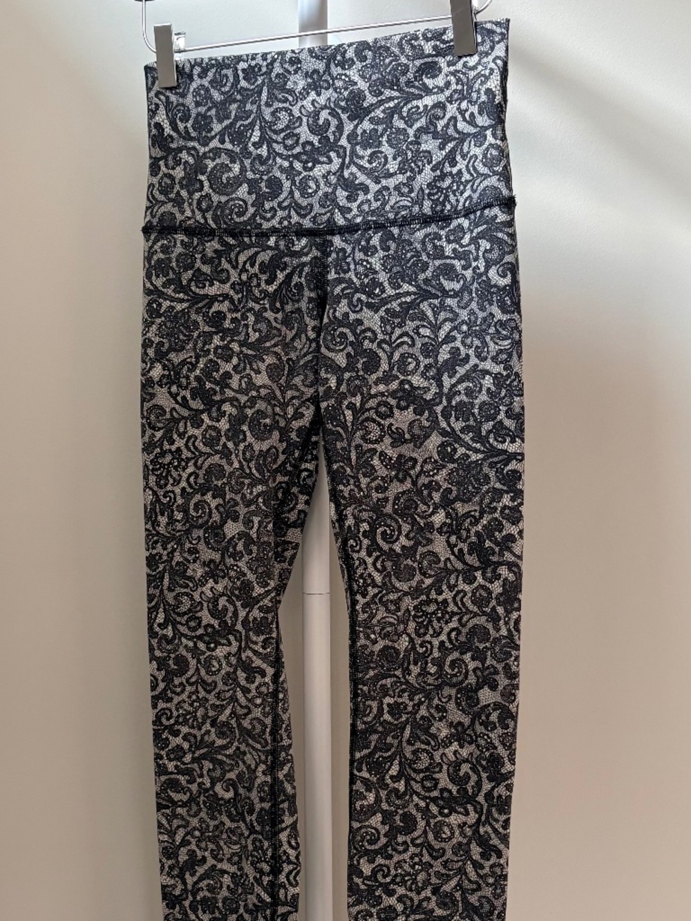Lululemon Wunder Under Hi-Rise Leggings Mini Cinder Lace Size 6